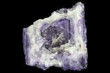 Purple Cubic Fluorite Crystal - Morocco #108702-1